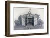 Model of the Globe Theatre, C1950-null-Framed Photographic Print