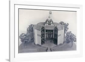 Model of the Globe Theatre, C1950-null-Framed Photographic Print