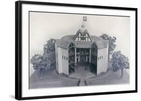 Model of the Globe Theatre, C1950-null-Framed Photographic Print