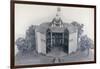 Model of the Globe Theatre, C1950-null-Framed Premium Photographic Print