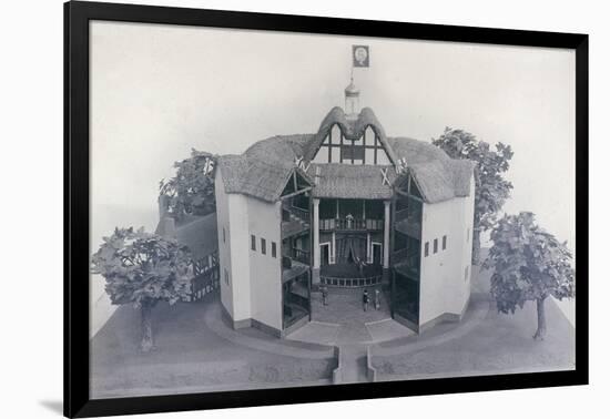 Model of the Globe Theatre, C1950-null-Framed Premium Photographic Print