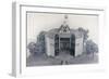 Model of the Globe Theatre, C1950-null-Framed Photographic Print