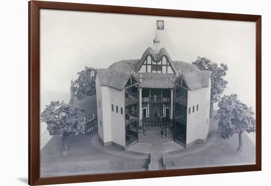 Model of the Globe Theatre, C1950-null-Framed Photographic Print