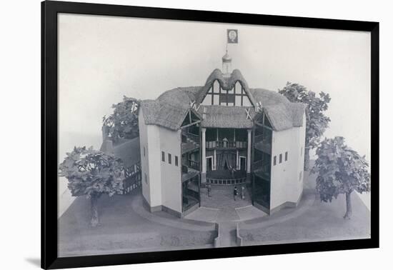 Model of the Globe Theatre, C1950-null-Framed Photographic Print