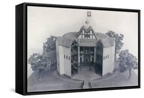 Model of the Globe Theatre, C1950-null-Framed Stretched Canvas