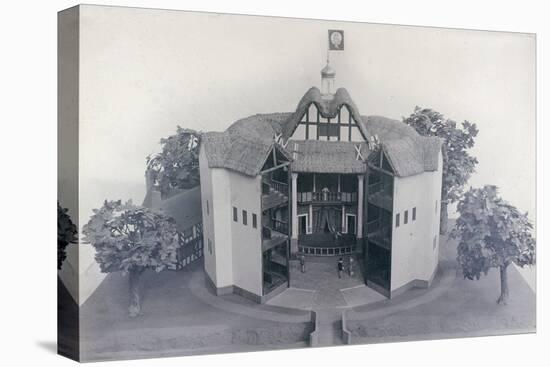 Model of the Globe Theatre, C1950-null-Stretched Canvas