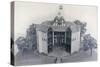 Model of the Globe Theatre, C1950-null-Stretched Canvas