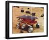 Model of the Mars Pathfinder Rover Sojourner-null-Framed Premium Photographic Print