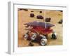 Model of the Mars Pathfinder Rover Sojourner-null-Framed Premium Photographic Print