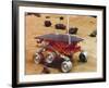 Model of the Mars Pathfinder Rover Sojourner-null-Framed Photographic Print