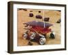 Model of the Mars Pathfinder Rover Sojourner-null-Framed Photographic Print