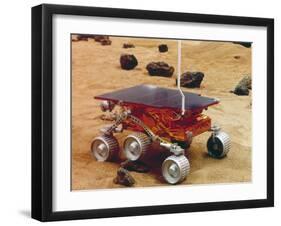 Model of the Mars Pathfinder Rover Sojourner-null-Framed Photographic Print