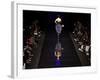 Model on the Catwalk, Displaying a Creation by Fashion Designer Lea Seong During China Fashion Week-null-Framed Photographic Print