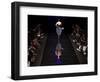 Model on the Catwalk, Displaying a Creation by Fashion Designer Lea Seong During China Fashion Week-null-Framed Photographic Print