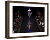 Model on the Catwalk, Displaying a Creation by Fashion Designer Lea Seong During China Fashion Week-null-Framed Photographic Print