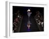 Model on the Catwalk, Displaying a Creation by Fashion Designer Lea Seong During China Fashion Week-null-Framed Photographic Print