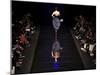 Model on the Catwalk, Displaying a Creation by Fashion Designer Lea Seong During China Fashion Week-null-Mounted Photographic Print