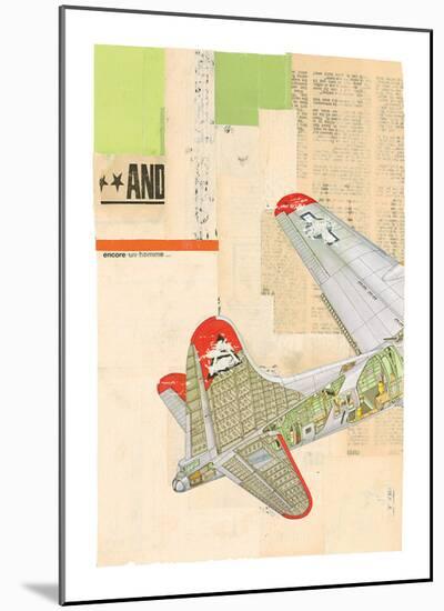 Model Plane 4-Kareem Rizk-Mounted Art Print