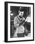 Model Posing in a Train Station While Wearing New Fashion-Gordon Parks-Framed Photographic Print