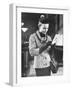 Model Posing in a Train Station While Wearing New Fashion-Gordon Parks-Framed Photographic Print