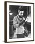 Model Posing in a Train Station While Wearing New Fashion-Gordon Parks-Framed Photographic Print