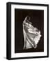 Model Posing in Billowing Light Colored Sheer Nightgown and Peignoir-Gjon Mili-Framed Photographic Print