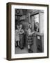 Model Post Office a Teacher Set Up in the Classroom for the Children to Learn About the Mail System-Nina Leen-Framed Photographic Print