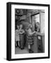 Model Post Office a Teacher Set Up in the Classroom for the Children to Learn About the Mail System-Nina Leen-Framed Photographic Print