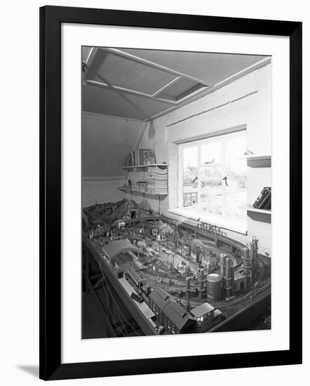 Model Railway Layout, Wickersley, South Yorkshire, 1960-Michael Walters-Framed Photographic Print