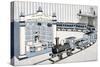 Model Railway Set-null-Stretched Canvas