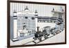 Model Railway Set-null-Framed Art Print