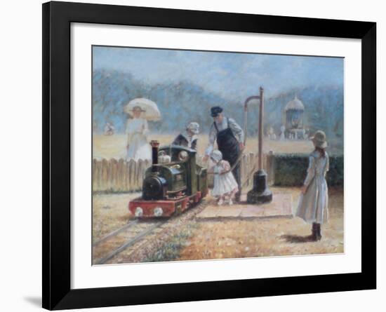 Model Railway-Louis Legrand-Framed Art Print