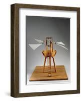 Model Reconstruction of Da Vinci's Design for a Vertical Ornithopter-Leonardo da Vinci-Framed Giclee Print