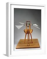 Model Reconstruction of Da Vinci's Design for a Vertical Ornithopter-Leonardo da Vinci-Framed Giclee Print