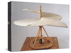 Model Reconstruction of Da Vinci's Design for an Aerial Screw-Leonardo da Vinci-Stretched Canvas