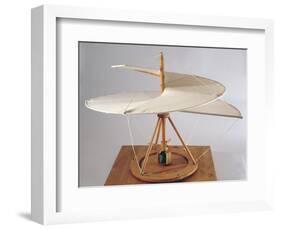 Model Reconstruction of Da Vinci's Design for an Aerial Screw-Leonardo da Vinci-Framed Giclee Print