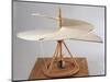 Model Reconstruction of Da Vinci's Design for an Aerial Screw-Leonardo da Vinci-Mounted Giclee Print