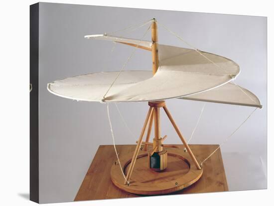 Model Reconstruction of Da Vinci's Design for an Aerial Screw-Leonardo da Vinci-Stretched Canvas