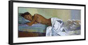 Model Relaxing-Boscoe Holder-Framed Premium Giclee Print