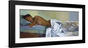 Model Relaxing-Boscoe Holder-Framed Premium Giclee Print