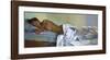 Model Relaxing-Boscoe Holder-Framed Premium Giclee Print