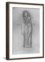 'Model Resting', 1870-James Abbott McNeill Whistler-Framed Giclee Print