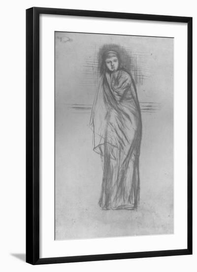 'Model Resting', 1870-James Abbott McNeill Whistler-Framed Giclee Print