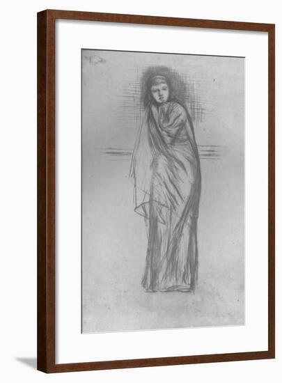 'Model Resting', 1870-James Abbott McNeill Whistler-Framed Giclee Print