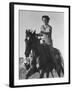 Model Riding a Horse-Allan Grant-Framed Photographic Print