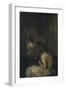 Model Seated Before a Mirror-Philip Wilson Steer-Framed Giclee Print