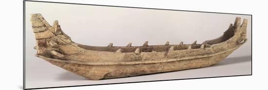 Model Ship, Haniwa Ritual Pottery, Japan, Kofun Period, 3rd-6th Century-null-Mounted Giclee Print