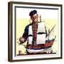 "Model Ship,"October 5, 1935-Gordon Grant-Framed Giclee Print