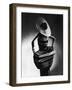 Model Showing Off Mushroom Pleats in the Slim Sheaths-Gjon Mili-Framed Photographic Print