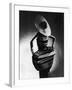 Model Showing Off Mushroom Pleats in the Slim Sheaths-Gjon Mili-Framed Photographic Print